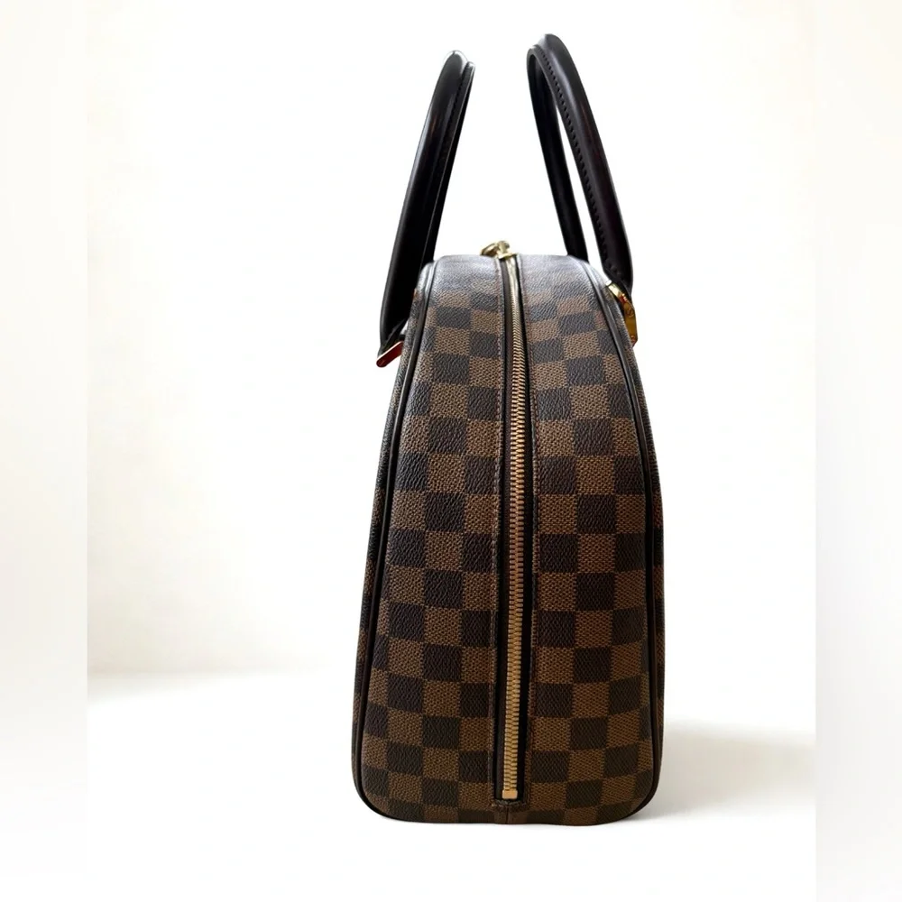 LOUIS VUITTON Authentic Nolita Ebene Boston Bag w/ LV dust bag & COA
